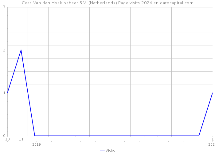 Cees Van den Hoek beheer B.V. (Netherlands) Page visits 2024 