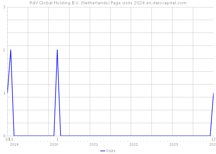 RdV Global Holding B.V. (Netherlands) Page visits 2024 