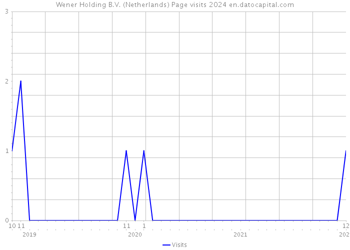 Wener Holding B.V. (Netherlands) Page visits 2024 