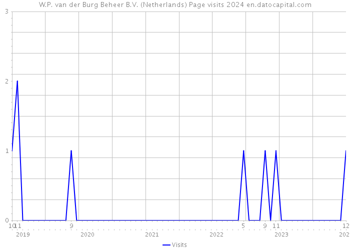 W.P. van der Burg Beheer B.V. (Netherlands) Page visits 2024 