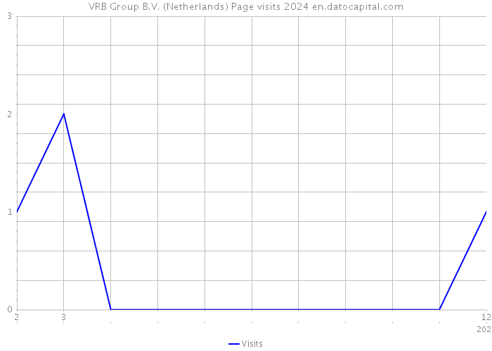 VRB Group B.V. (Netherlands) Page visits 2024 