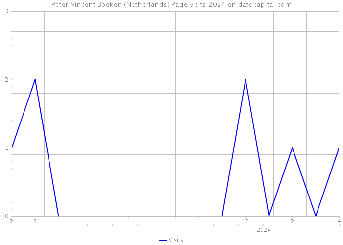 Peter Vincent Boeken (Netherlands) Page visits 2024 
