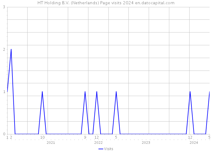 HT Holding B.V. (Netherlands) Page visits 2024 