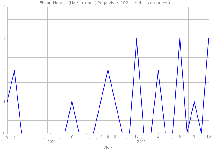 Ehsan Natour (Netherlands) Page visits 2024 