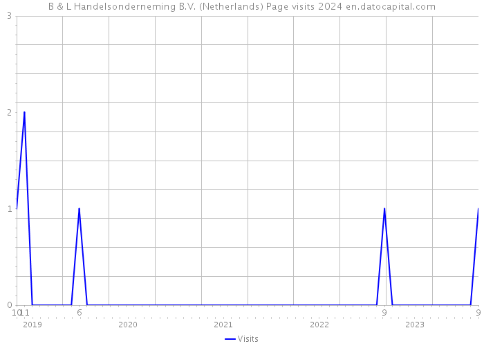 B & L Handelsonderneming B.V. (Netherlands) Page visits 2024 