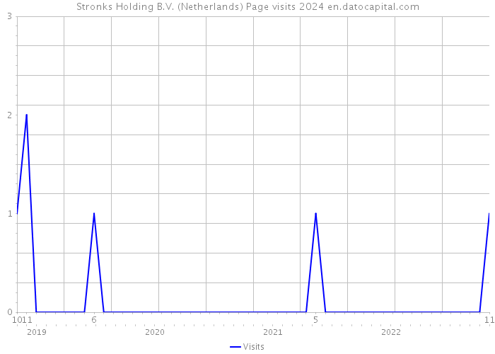 Stronks Holding B.V. (Netherlands) Page visits 2024 