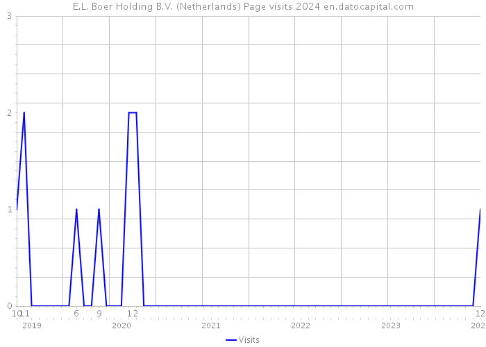 E.L. Boer Holding B.V. (Netherlands) Page visits 2024 