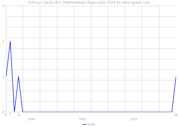 Schreur Cardio B.V. (Netherlands) Page visits 2024 