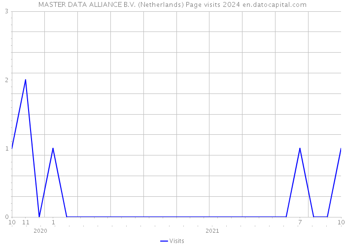 MASTER DATA ALLIANCE B.V. (Netherlands) Page visits 2024 