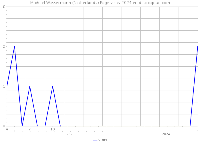 Michael Wassermann (Netherlands) Page visits 2024 