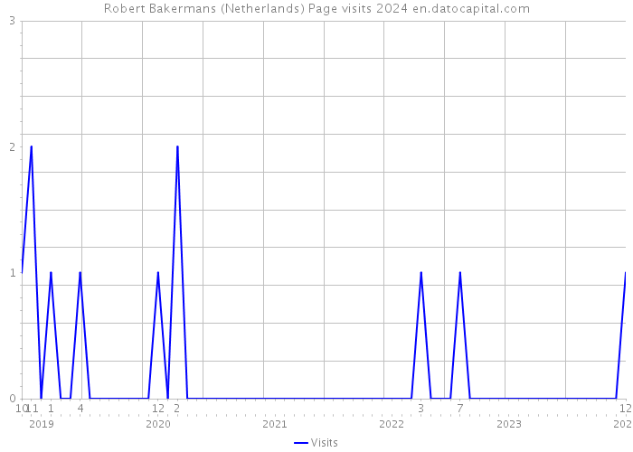 Robert Bakermans (Netherlands) Page visits 2024 