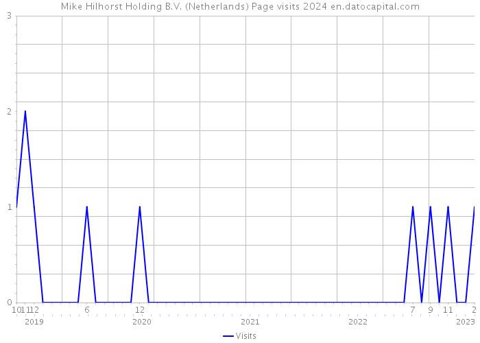 Mike Hilhorst Holding B.V. (Netherlands) Page visits 2024 