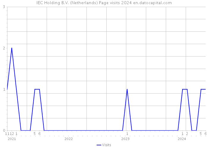 IEC Holding B.V. (Netherlands) Page visits 2024 