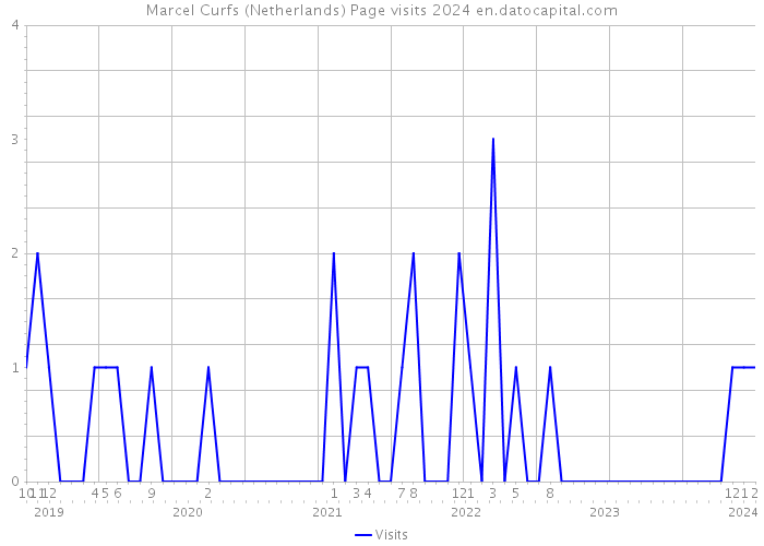 Marcel Curfs (Netherlands) Page visits 2024 