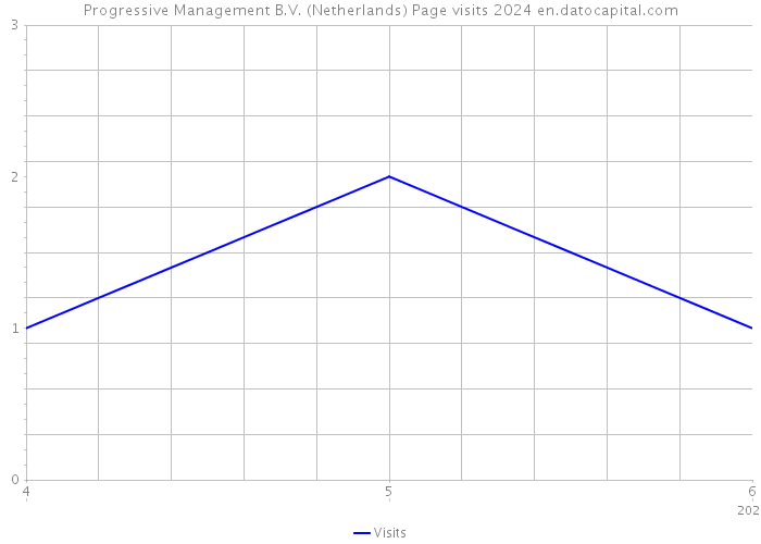Progressive Management B.V. (Netherlands) Page visits 2024 