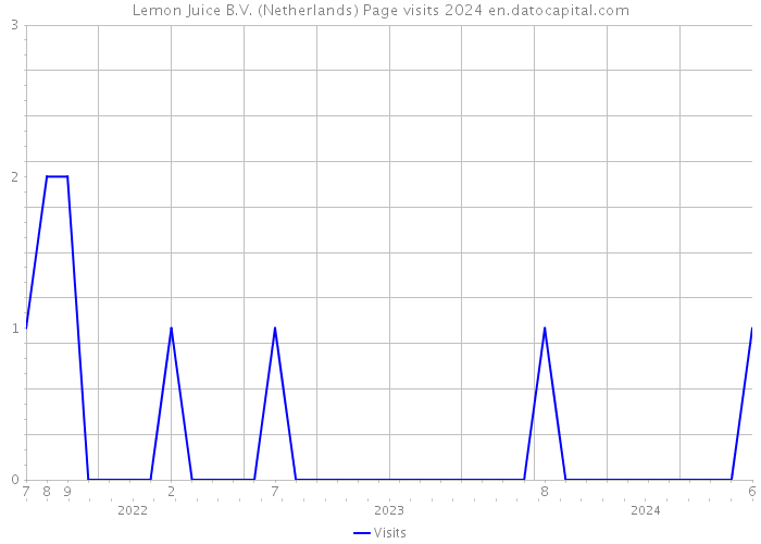 Lemon Juice B.V. (Netherlands) Page visits 2024 