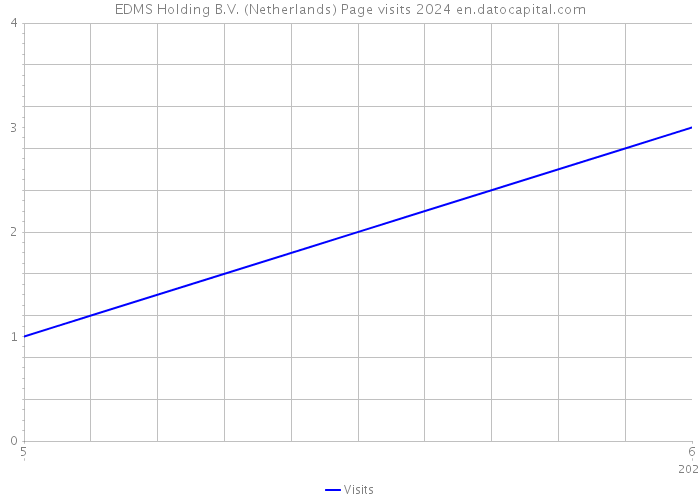 EDMS Holding B.V. (Netherlands) Page visits 2024 