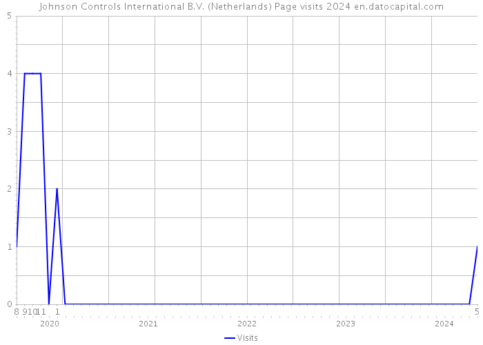 Johnson Controls International B.V. (Netherlands) Page visits 2024 