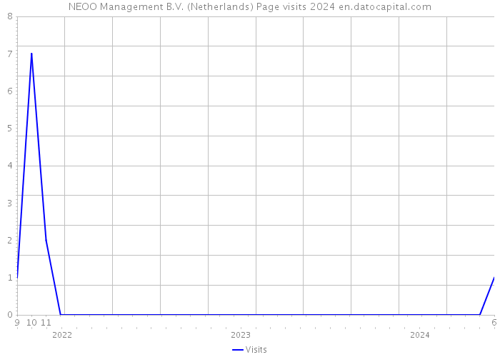 NEOO Management B.V. (Netherlands) Page visits 2024 