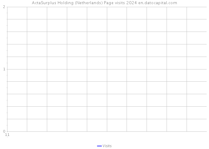 ActaSurplus Holding (Netherlands) Page visits 2024 