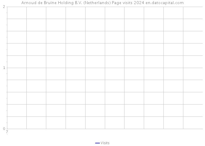 Arnoud de Bruïne Holding B.V. (Netherlands) Page visits 2024 