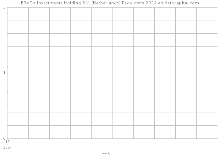 BRADA Investments Holding B.V. (Netherlands) Page visits 2024 