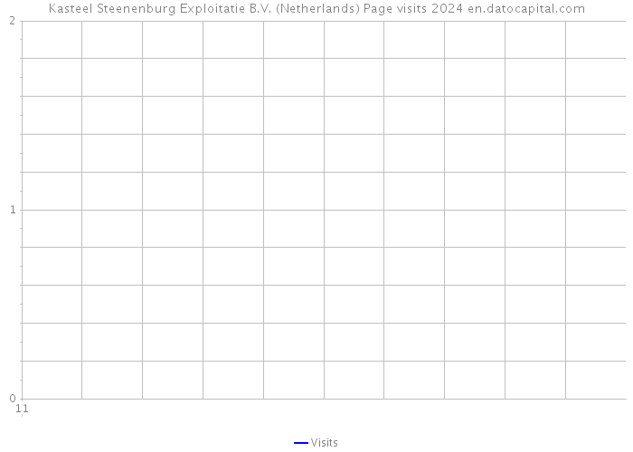 Kasteel Steenenburg Exploitatie B.V. (Netherlands) Page visits 2024 