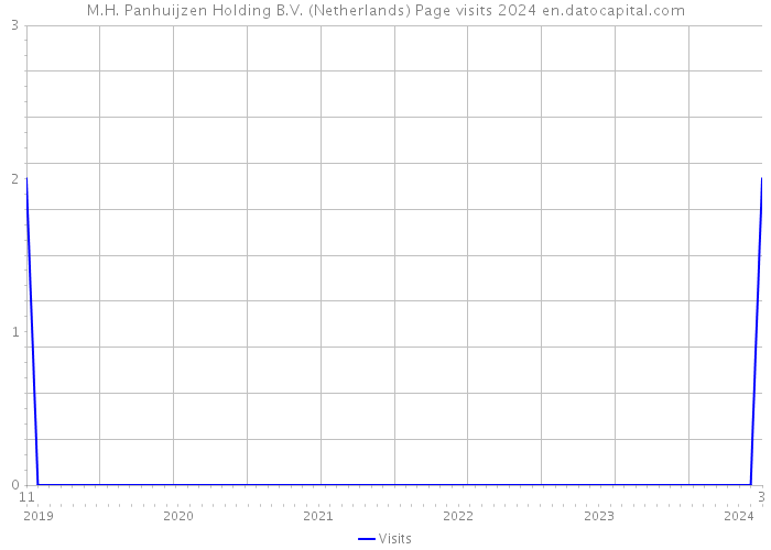 M.H. Panhuijzen Holding B.V. (Netherlands) Page visits 2024 