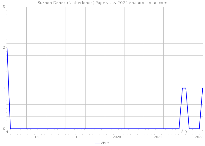 Burhan Denek (Netherlands) Page visits 2024 