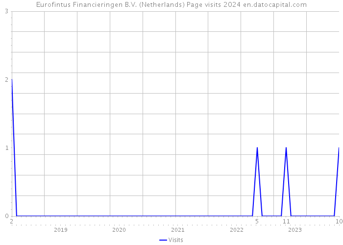 Eurofintus Financieringen B.V. (Netherlands) Page visits 2024 