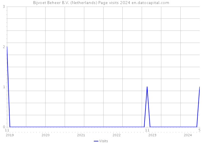 Bijvoet Beheer B.V. (Netherlands) Page visits 2024 