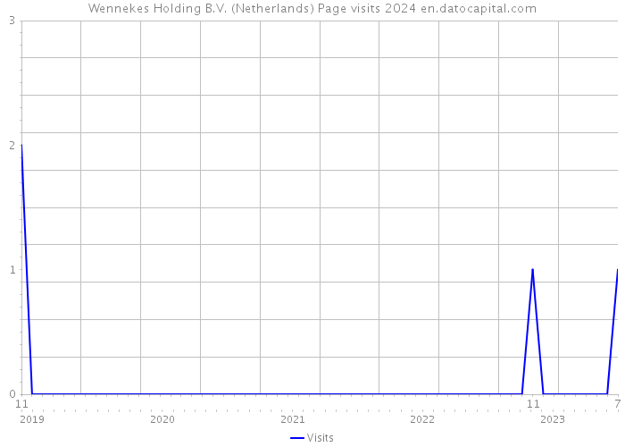 Wennekes Holding B.V. (Netherlands) Page visits 2024 