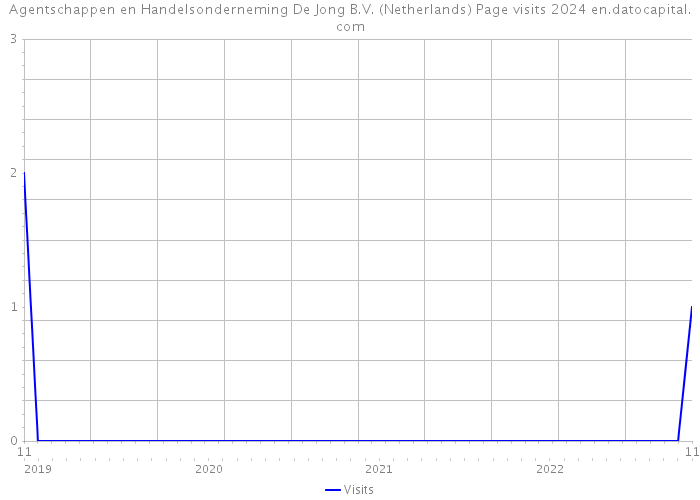 Agentschappen en Handelsonderneming De Jong B.V. (Netherlands) Page visits 2024 