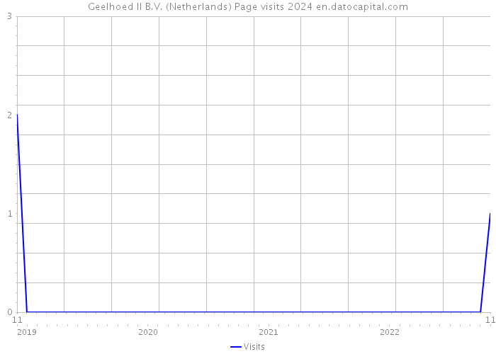 Geelhoed II B.V. (Netherlands) Page visits 2024 