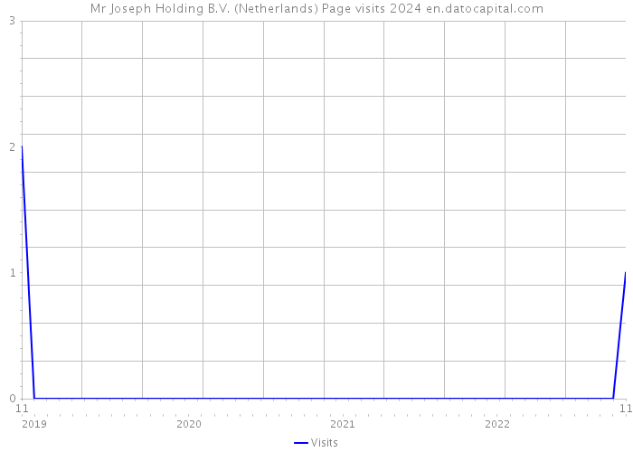 Mr Joseph Holding B.V. (Netherlands) Page visits 2024 