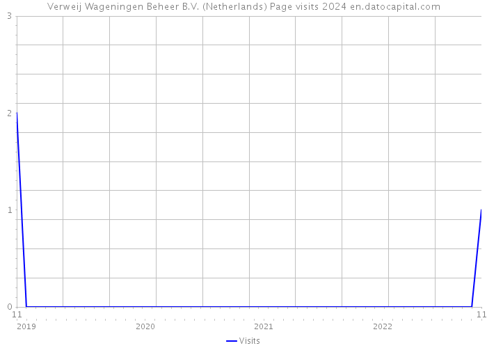 Verweij Wageningen Beheer B.V. (Netherlands) Page visits 2024 