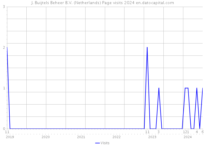 J. Buijtels Beheer B.V. (Netherlands) Page visits 2024 