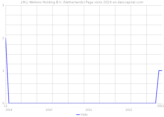 J.M.J. Weltens Holding B.V. (Netherlands) Page visits 2024 