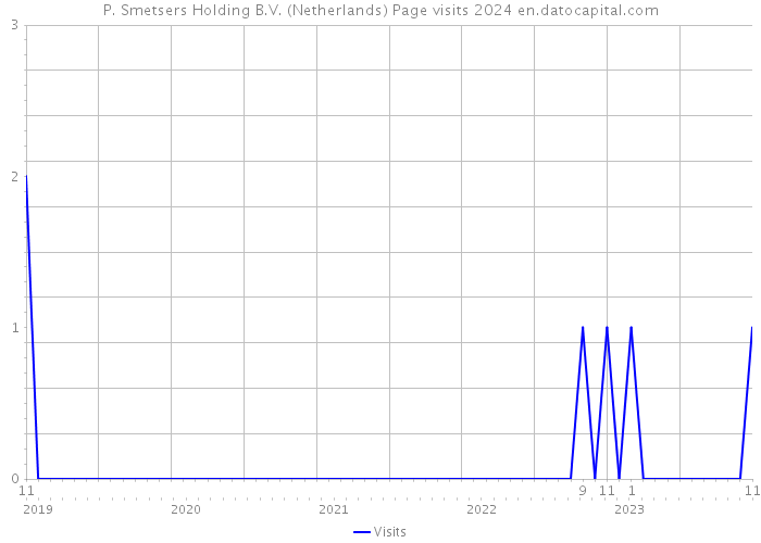 P. Smetsers Holding B.V. (Netherlands) Page visits 2024 