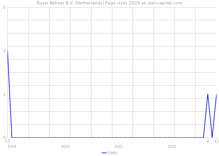 Euser Beheer B.V. (Netherlands) Page visits 2024 
