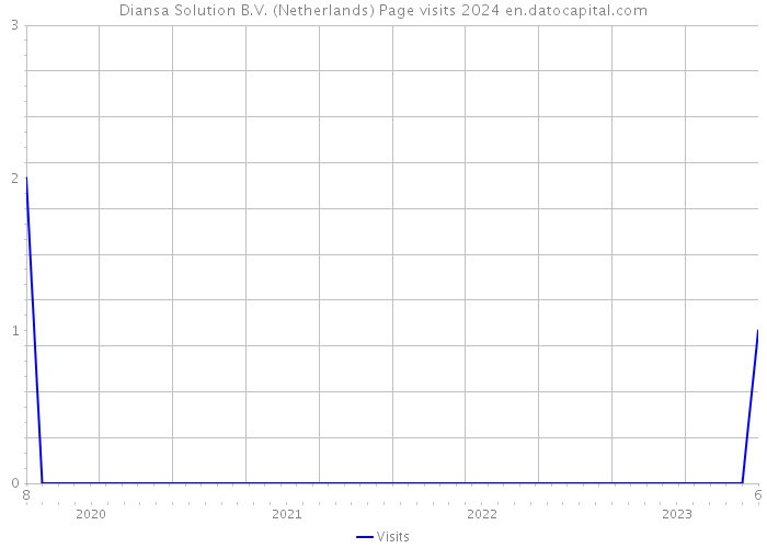 Diansa Solution B.V. (Netherlands) Page visits 2024 