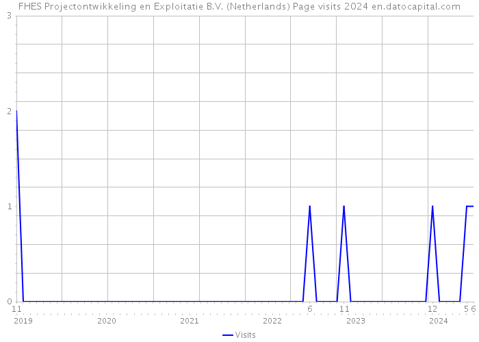 FHES Projectontwikkeling en Exploitatie B.V. (Netherlands) Page visits 2024 