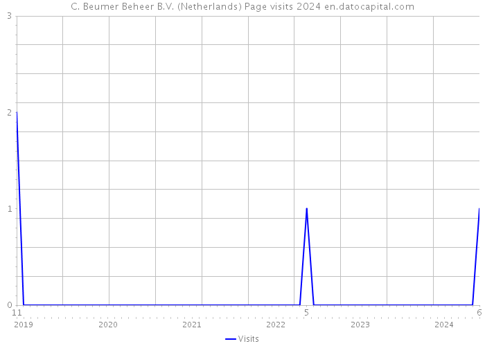 C. Beumer Beheer B.V. (Netherlands) Page visits 2024 