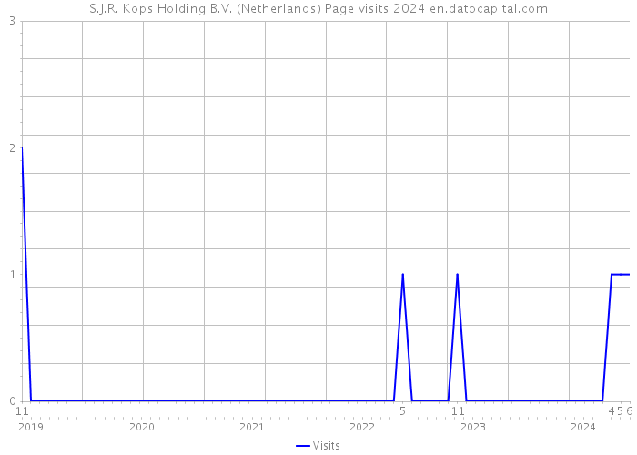 S.J.R. Kops Holding B.V. (Netherlands) Page visits 2024 