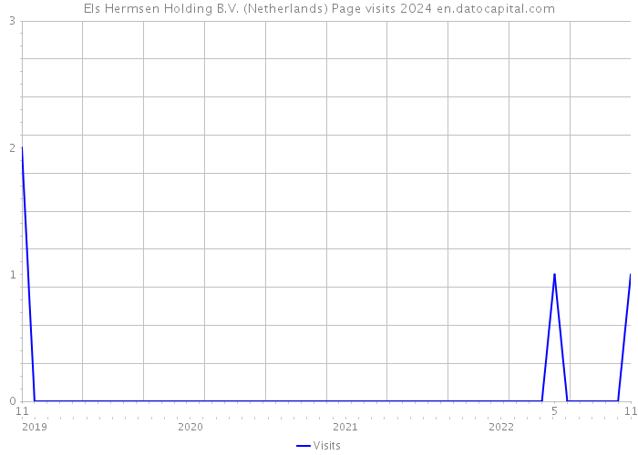 Els Hermsen Holding B.V. (Netherlands) Page visits 2024 