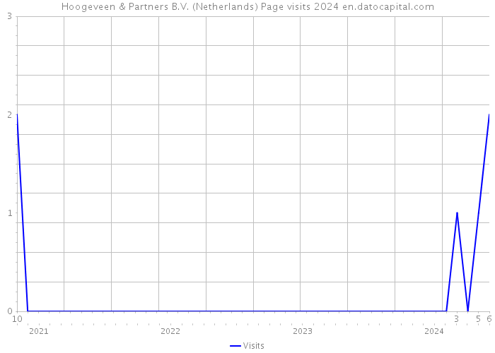 Hoogeveen & Partners B.V. (Netherlands) Page visits 2024 