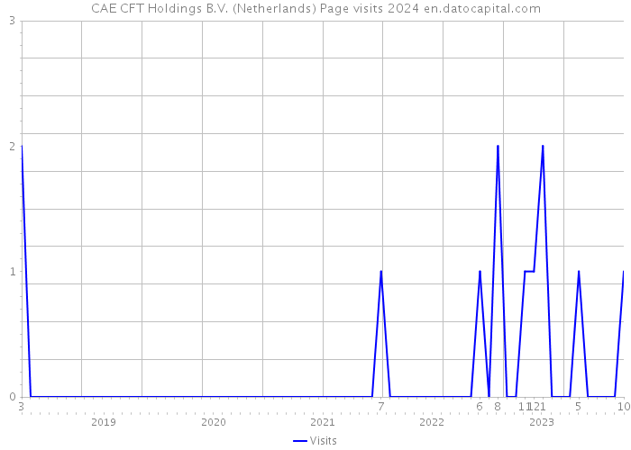 CAE CFT Holdings B.V. (Netherlands) Page visits 2024 