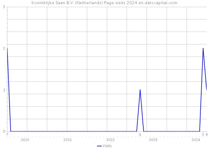 Koninklijke Saan B.V. (Netherlands) Page visits 2024 