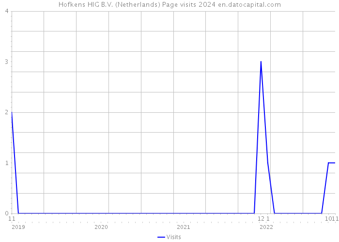 Hofkens HIG B.V. (Netherlands) Page visits 2024 