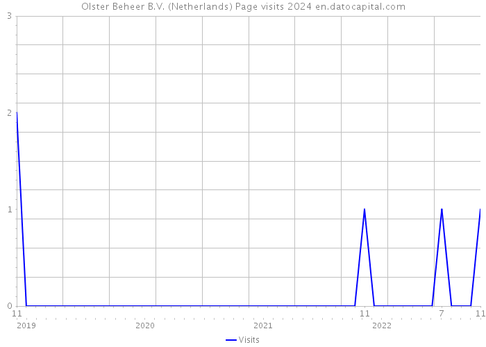 Olster Beheer B.V. (Netherlands) Page visits 2024 